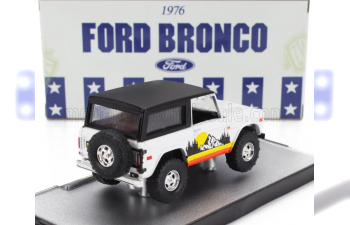 FORD Bronco (1976), White Black