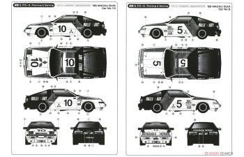 Сборная модель MITSUBISHI Starion 85 Japan tec