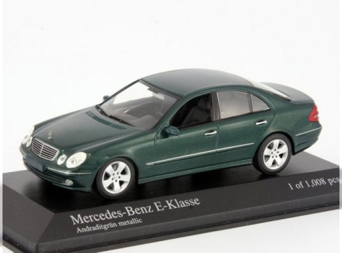 MERCEDES-BENZ E-class W211 2001, green metallic