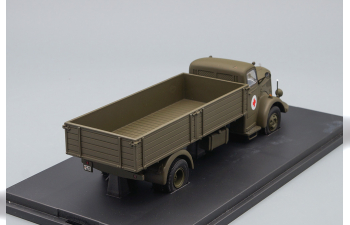 MERCEDES-BENZ L6600 Planen-LKW "Bundeswehr", military green