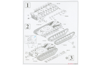 Сборная модель M103A2 HEAVY TANK