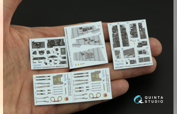 3D Декаль интерьера кабины F-4G early (Meng)