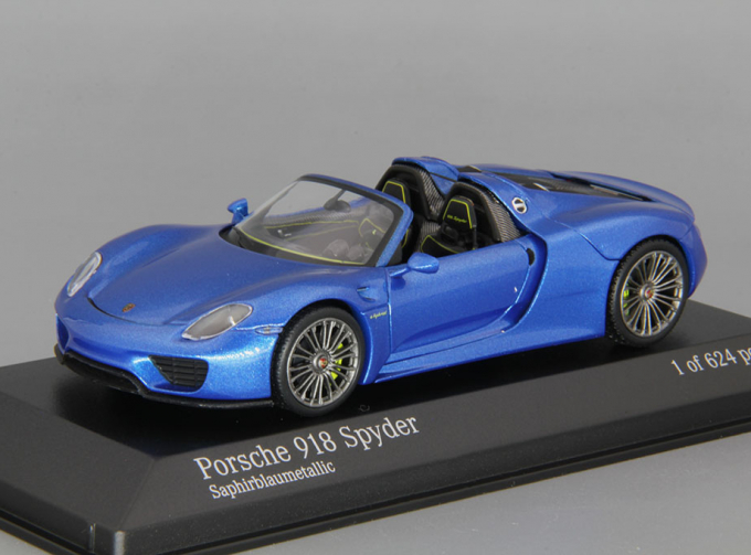 PORSCHE 918 Spyder Final (2013), blue metallic