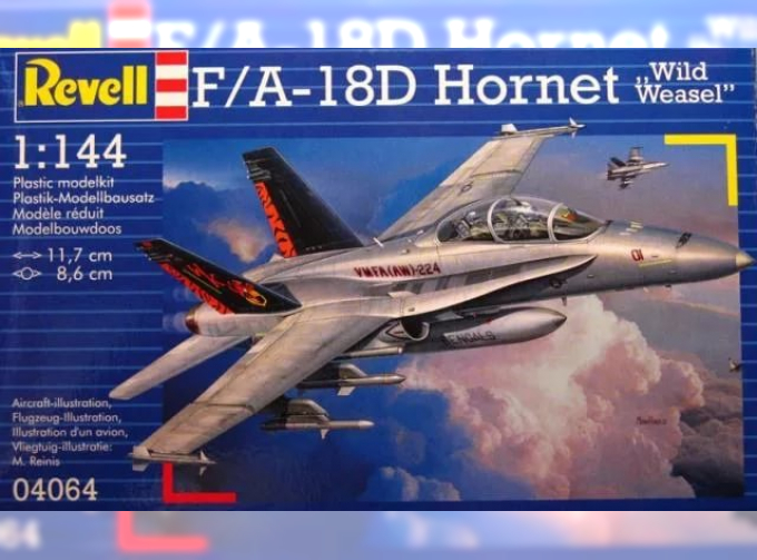 Сборная модель Американский истребитель-бомбардировщик McDonnell Douglas F/A-18D Hornet "Wild Weasel"