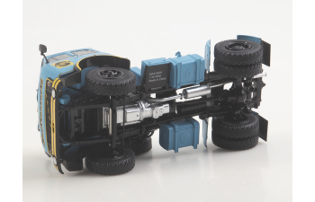 МАЗ-5429 SovTransavto седельный тягач, голубой / желтый