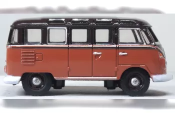VOLKSWAGEN T1 Samba Bus (1951), red/brown