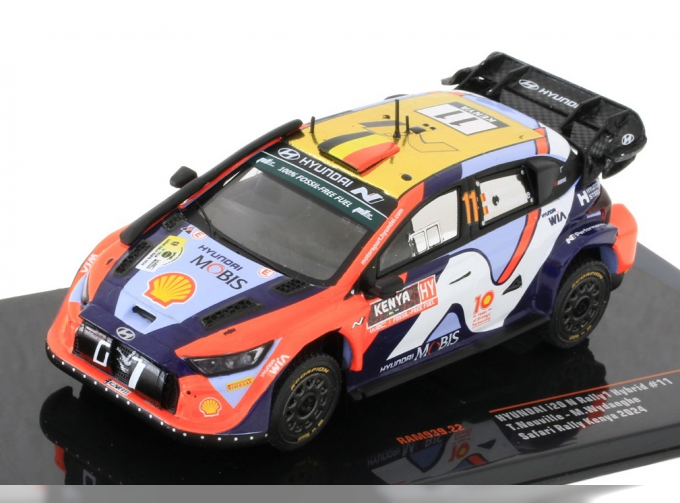 HYUNDAI I20 N Rally1 Team Shell Mobis Wrt №11 5th Rally Safari Kenya (2024) Thierry Neuville - Martijn Wydaeghe