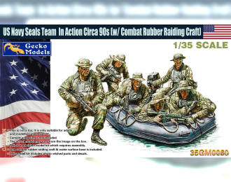 Сборная модель US Navy Seals Team In Action Circa 90s