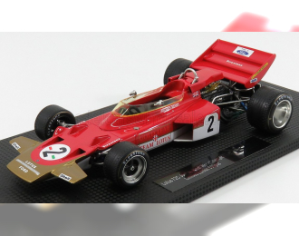 LOTUS F1  72c Team Lotus №2 Jochen Rindt Season (1970) World Champion, Red Gold