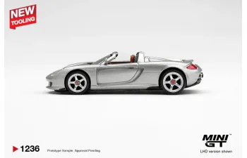 PORSCHE Carrera GT (2006), silver metallic 