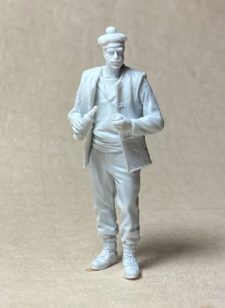 Экипаж французского морского броневика с бутылкой