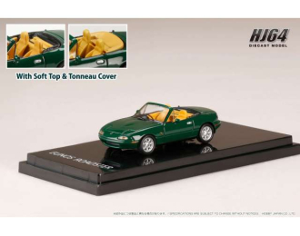 Eunos Roadster (NA6CE) V-Special with Tonneau Cover, neo green