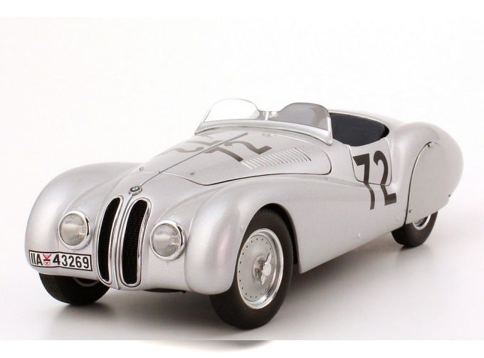 BMW 328 Roadster Streamline #72, Ulrich Richter - Wilhelm Briem Mille Miglia (1940), silver