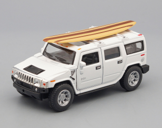 HUMMER H2 SUV Surfboard (2005), white