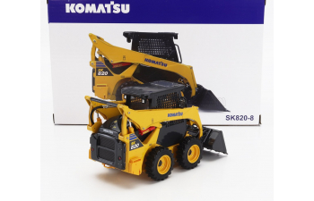 KOMATSU Sk820 Ruspa Gommata - Scraper Tractor, Yellow Black