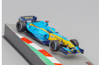 RENAULT F1 R24 Team Mild Seven N 7 Season 2004 Jarno Trulli, Light Blue Yellow