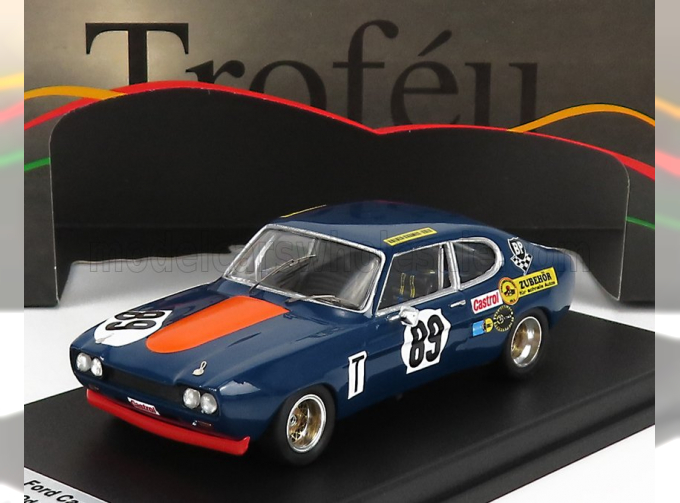 FORD Capri 2600 Rs N89 1000km Nurburgring (1972) W.odenthal - K.fritzinger, Blue Orange