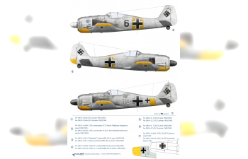 Декаль для Fw-190 A3 Jg 51 part I