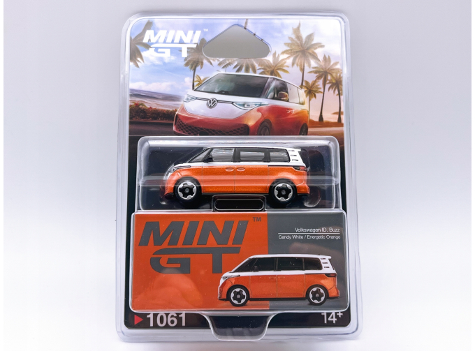 VOLKSWAGEN ID. Buzz Caravelle (2022), white/orange