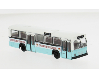 Büssing BS 110 V  "SSB Sparkassen Versicherung R" (1970), light blue/white