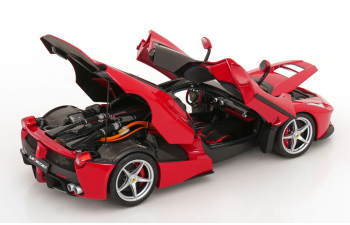 FERRARI Laferrari (2013) - Silver Rims, Rosso Corsa 322 - Red