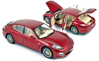 PORSCHE Panamera 4S (2009), red