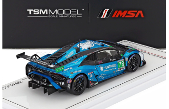 LAMBORGHINI Huracan Gt3 Evo2 5.2l V10 Team Forte Racing №78 24h Daytona (2025) Misha Goikberg - Mario Fambacher - Frank Perera - Parker Kligerman, Blue Black
