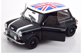 MINI Cooper RHD, black white Union Jack