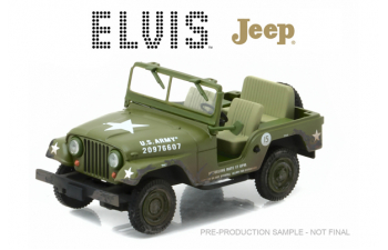 JEEP M38A1 4х4 U.S.Army Elvis Presley (1963), green