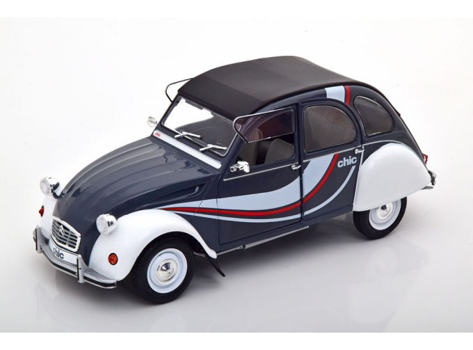 CITROEN 2CV6 Chic (1982), dark grey/white