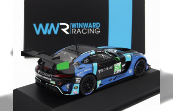 MERCEDES-BENZ Amg Gt3 Team Winward Racing №57 Winner Gtd Class 24h Daytona (2021) R.Ward - P.Ellis - I.Dontje - M.Engel, Blue Black