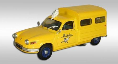 PANHARD WC 3 break Michelin (1962), желтый