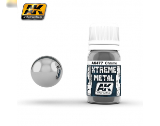 XTREME METAL CHROME 30мл (металлик, хром)