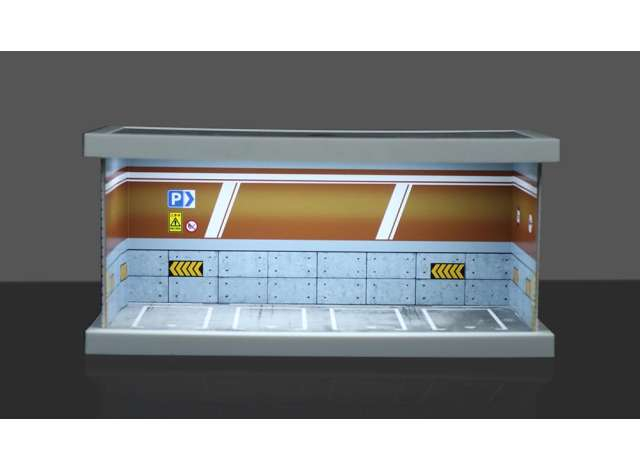 Diorama *Parking lot with light A*