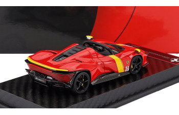 FERRARI Daytona Sp3 Serie Icona Open Roof N 51 24h Le Mans Livery 2022, Red Yellow
