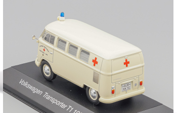 VOLKSWAGEN T1 Transporter "Ambulance" (немецкий Красный крест) 1964, beige