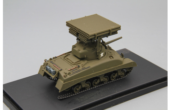 Американский средний танк M4 Sherman с ракетной установкой Т34 "Calliope"