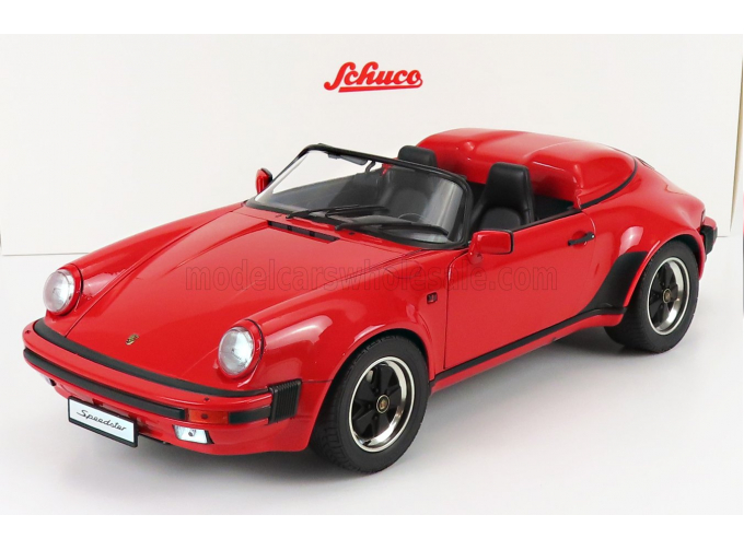 PORSCHE 911 Speedster Cabriolet Open 1989, Red