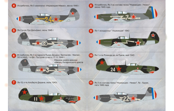 Декаль Victory aces regiment "Normandiy-Nieman"