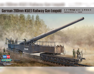 Сборная модель Орудие German 280mm K5(E) Railway Gun Leopold