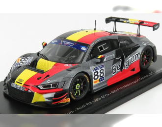 AUDI R8 Lms Team Belgium №88 Fia Motorsport Games Gt Cup Vallelunga (2019) L.Machiels - N.Verdonck, Black Red Yellow