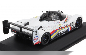 PEUGEOT 905 Evo1b 3.5l V10 Team Peugeot Talbot Sport №3 Winner 24h Le Mans (1993) Geoff Brabham - Christophe Bouchut - Eric Helary, White Black