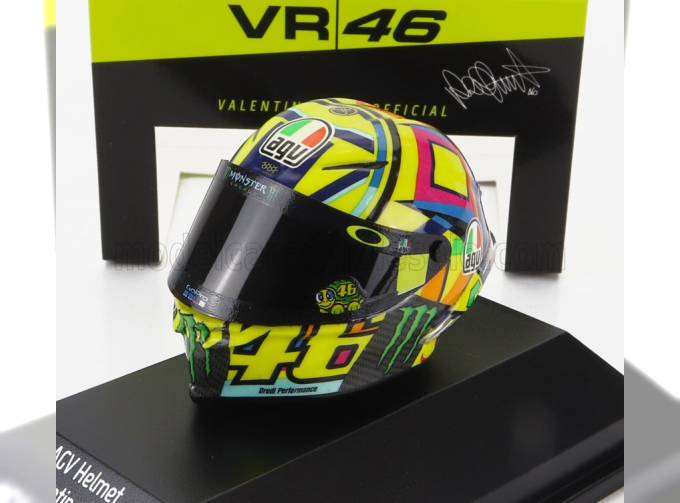 AGV Casco Helmet - Yzr-m1 Team Movistar N 46 Winner Assen Motogp 2017 Valentino Rossi, Various