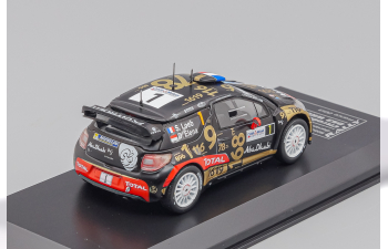 CITROEN Citroen Ds3 Abu Dhabi Wrc N1 Rally France (2013) S.Loeb - D.Elena, matt black / gold / red