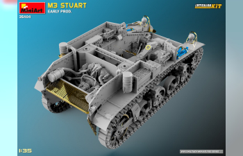 Сборная модель TANK M3 Stuart Military 1945