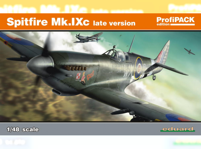 Сборная модель Британский истребитель Supermarine Spitfire MK.IXc поздняя версия (Profipack)