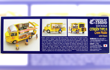 Сборная модель Citroen Type H Crepe Mobile с фигурками