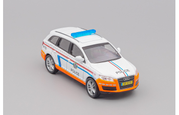 AUDI Q7 Police Luxembourg, Полицейские Машины Мира 28, white