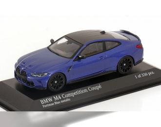 BMW M4 Competition Coupe (2020), blue metallic