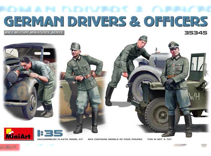 Сборная модель German Drivers & Officers